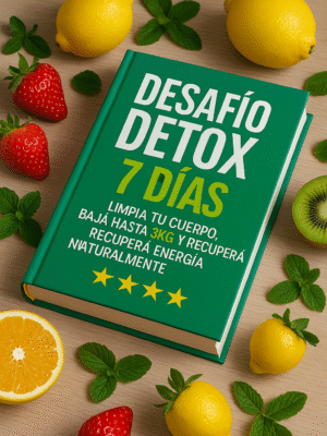 🧃 Desafío Detox 7 Días: Limpia tu cuerpo, bajá hasta 3kg y recuperá energía naturalmente 💧🔥